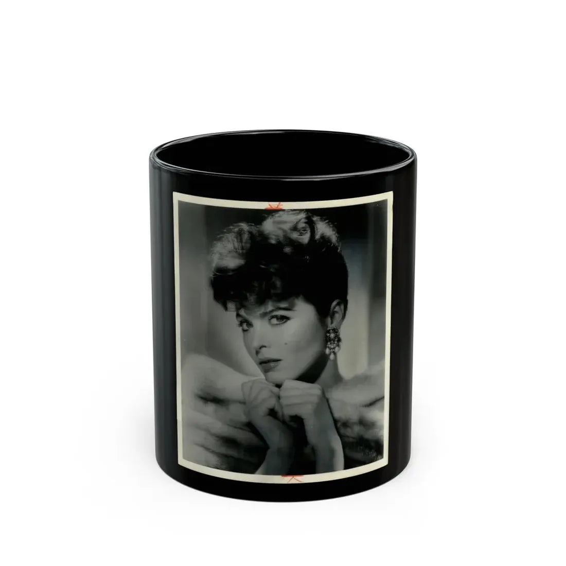 Tina Louise #32 (Vintage Female Icon) Black Coffee Mug 11oz - Go Mug Yourself