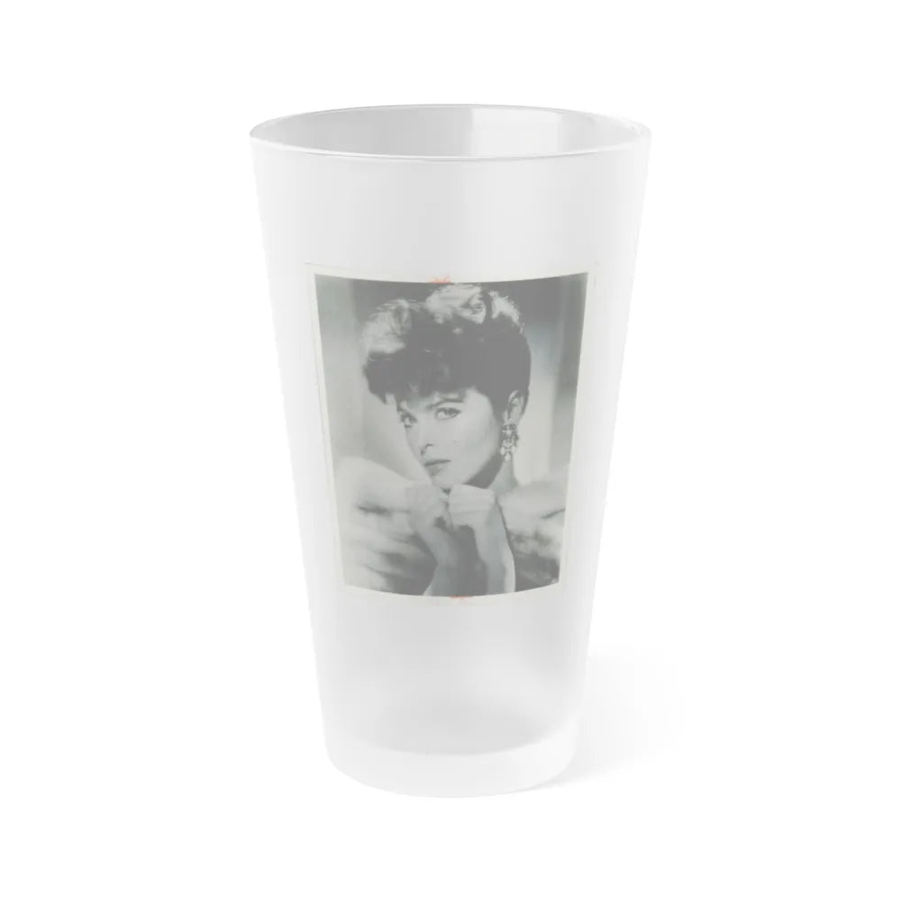 Tina Louise #32 (Vintage Female Icon) Frosted Pint Glass 16oz-16oz-Frosted-Go Mug Yourself