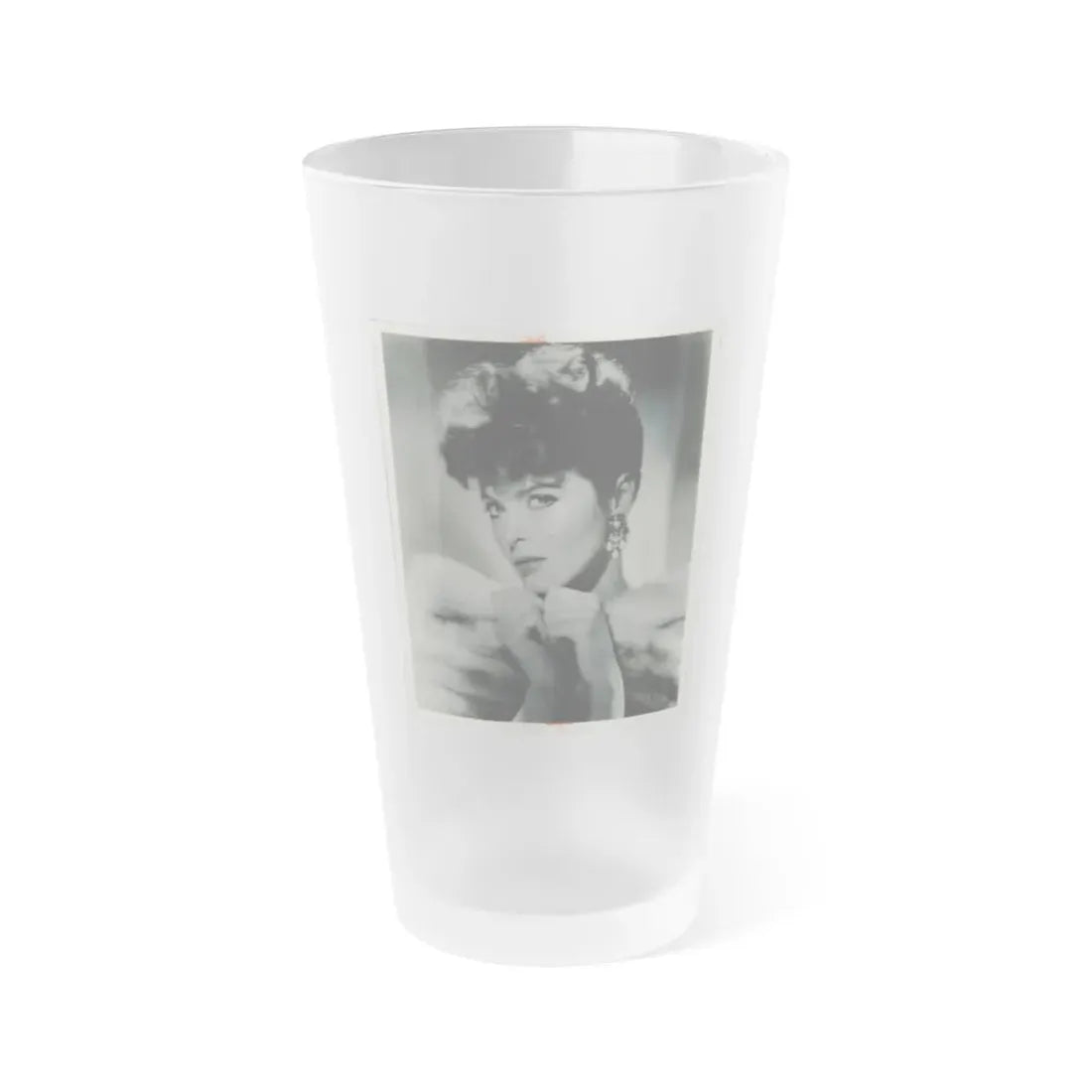 Tina Louise #32 (Vintage Female Icon) Frosted Pint Glass 16oz 16oz Frosted - Go Mug Yourself