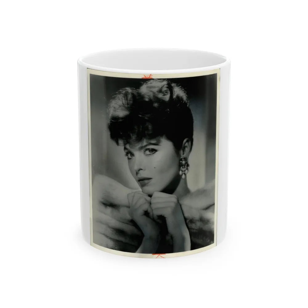 Tina Louise #32 (Vintage Female Icon) White Coffee Mug-11oz-Go Mug Yourself