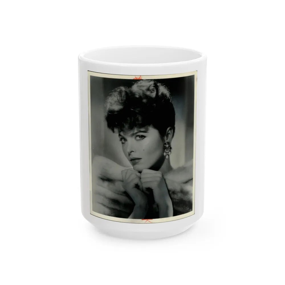 Tina Louise #32 (Vintage Female Icon) White Coffee Mug-15oz-Go Mug Yourself