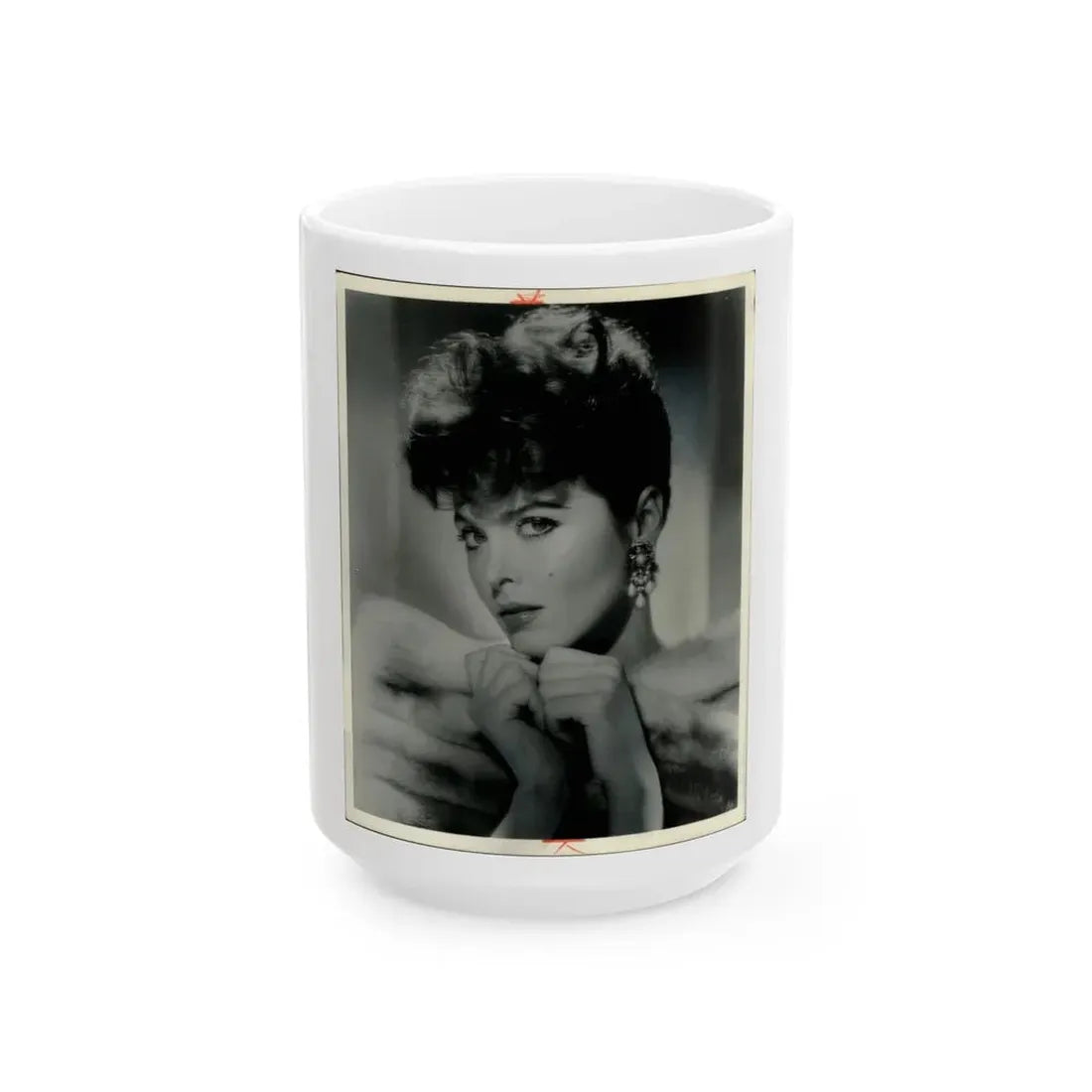 Tina Louise #32 (Vintage Female Icon) White Coffee Mug 15oz - Go Mug Yourself
