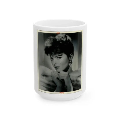 Tina Louise #32 (Vintage Female Icon) White Coffee Mug 15oz - Go Mug Yourself