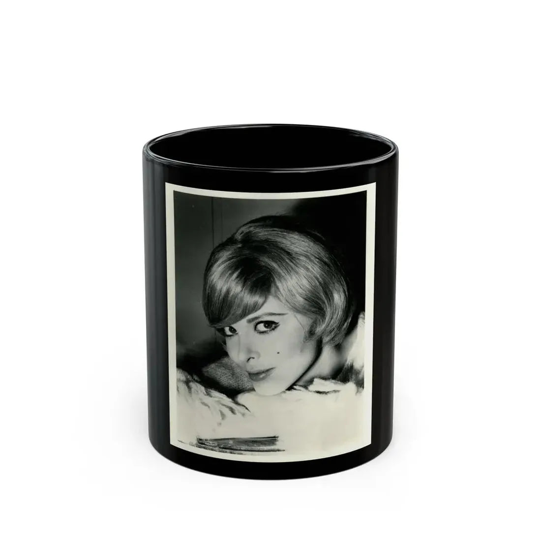 Tina Louise #33 (Vintage Female Icon) Black Coffee Mug 11oz - Go Mug Yourself