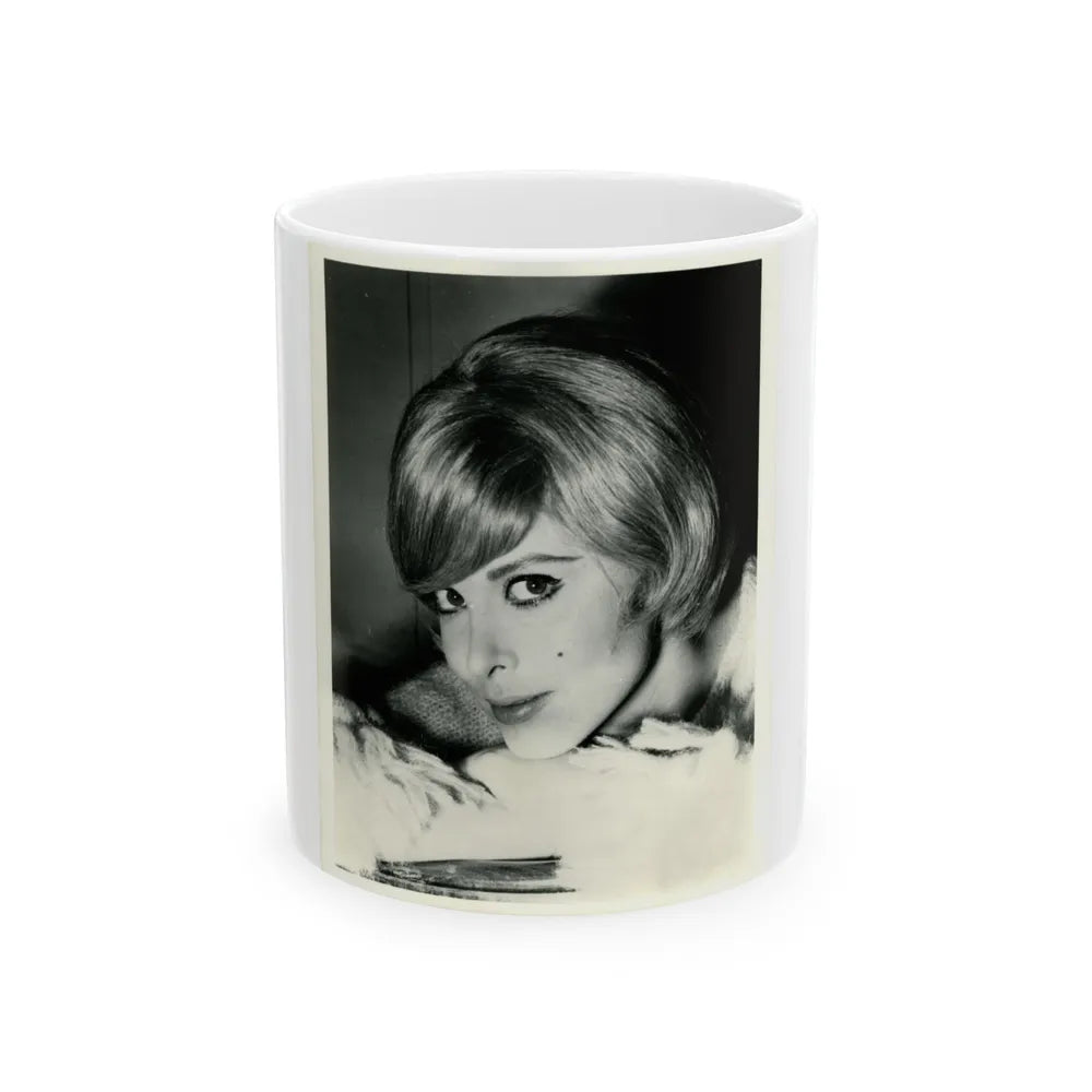 Tina Louise #33 (Vintage Female Icon) White Coffee Mug-11oz-Go Mug Yourself