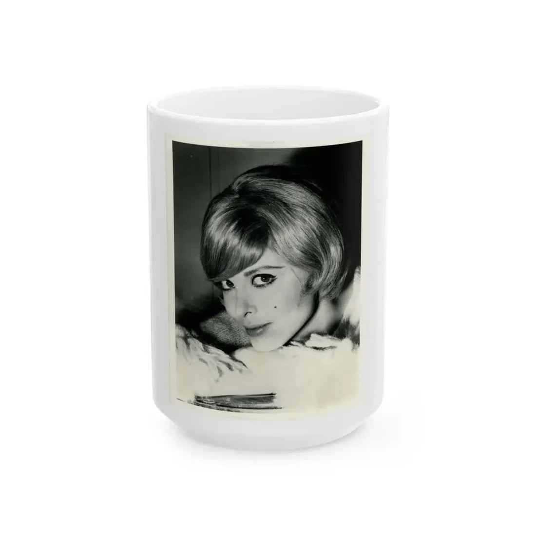 Tina Louise #33 (Vintage Female Icon) White Coffee Mug 15oz - Go Mug Yourself