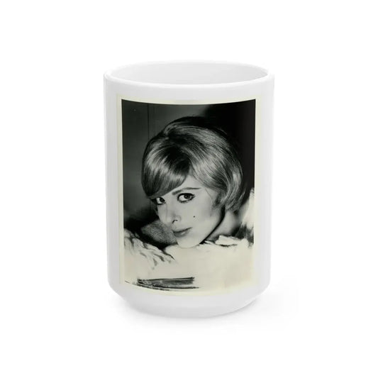 Tina Louise #33 (Vintage Female Icon) White Coffee Mug 15oz - Go Mug Yourself