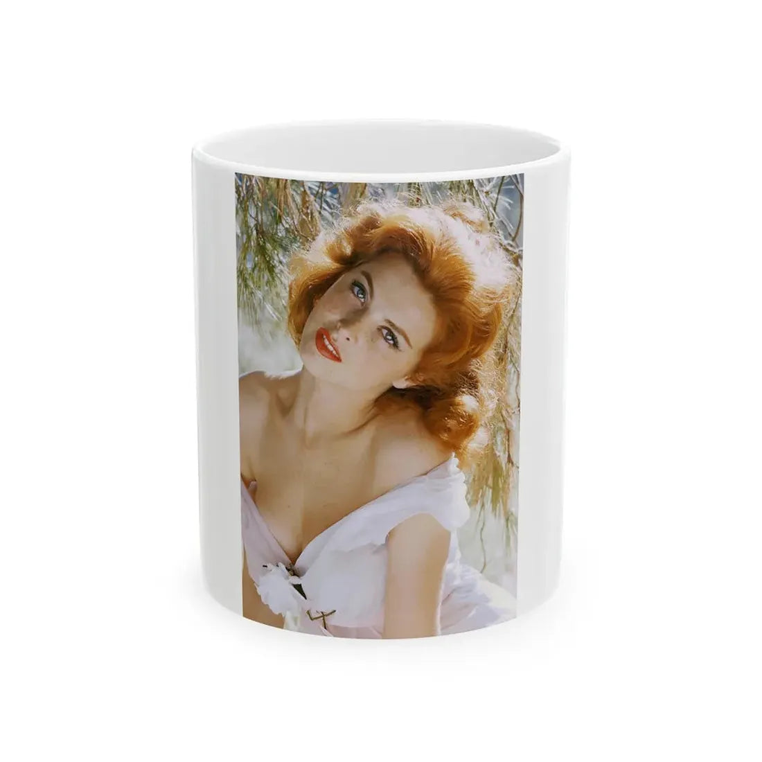 Tina Louise #55 (Vintage Female Icon) White Coffee Mug 11oz - Go Mug Yourself