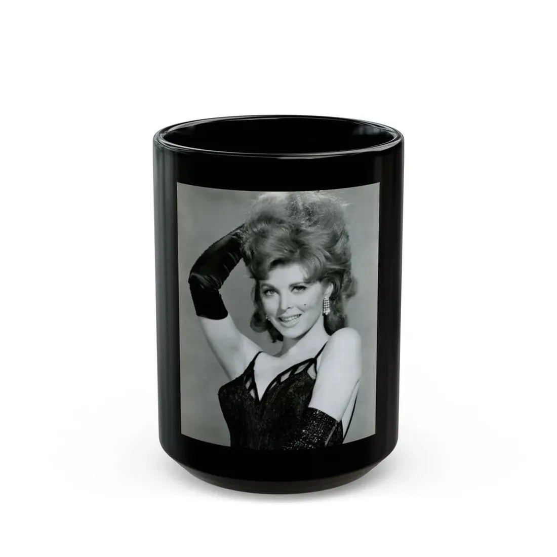 Tina Louise #63 (Vintage Female Icon) Black Coffee Mug 15oz - Go Mug Yourself