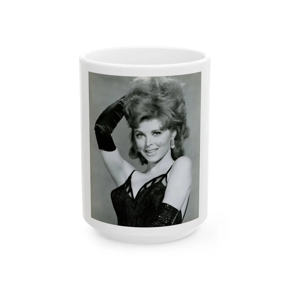 Tina Louise #63 (Vintage Female Icon) White Coffee Mug-15oz-Go Mug Yourself