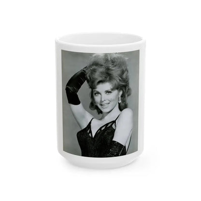 Tina Louise #63 (Vintage Female Icon) White Coffee Mug 15oz - Go Mug Yourself