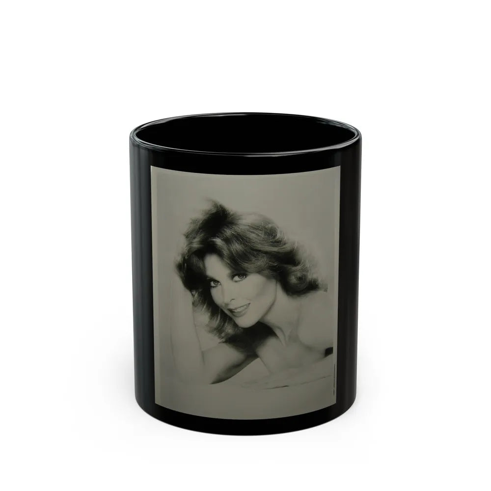 Tina Louise #75 (Vintage Female Icon) Black Coffee Mug-11oz-Go Mug Yourself