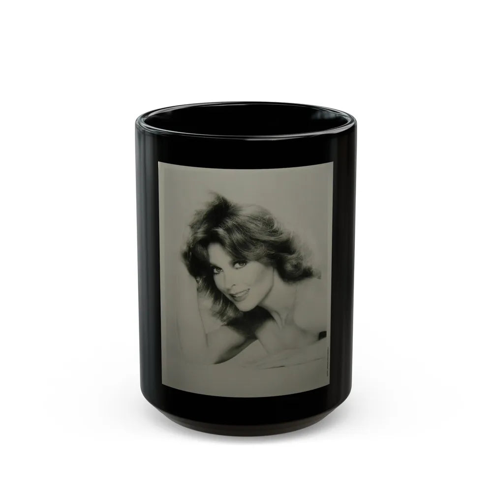 Tina Louise #75 (Vintage Female Icon) Black Coffee Mug-15oz-Go Mug Yourself