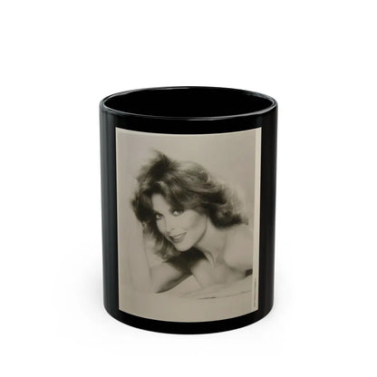 Tina Louise #751 (Vintage Female Icon) Black Coffee Mug-11oz-Go Mug Yourself