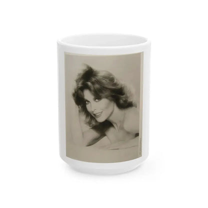 Tina Louise #751 (Vintage Female Icon) White Coffee Mug 15oz - Go Mug Yourself