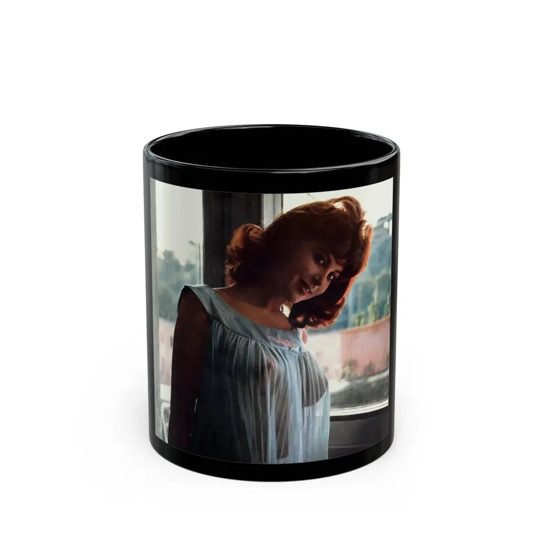 Tina Louise #87 (Vintage Female Icon) Black Coffee Mug 11oz - Go Mug Yourself