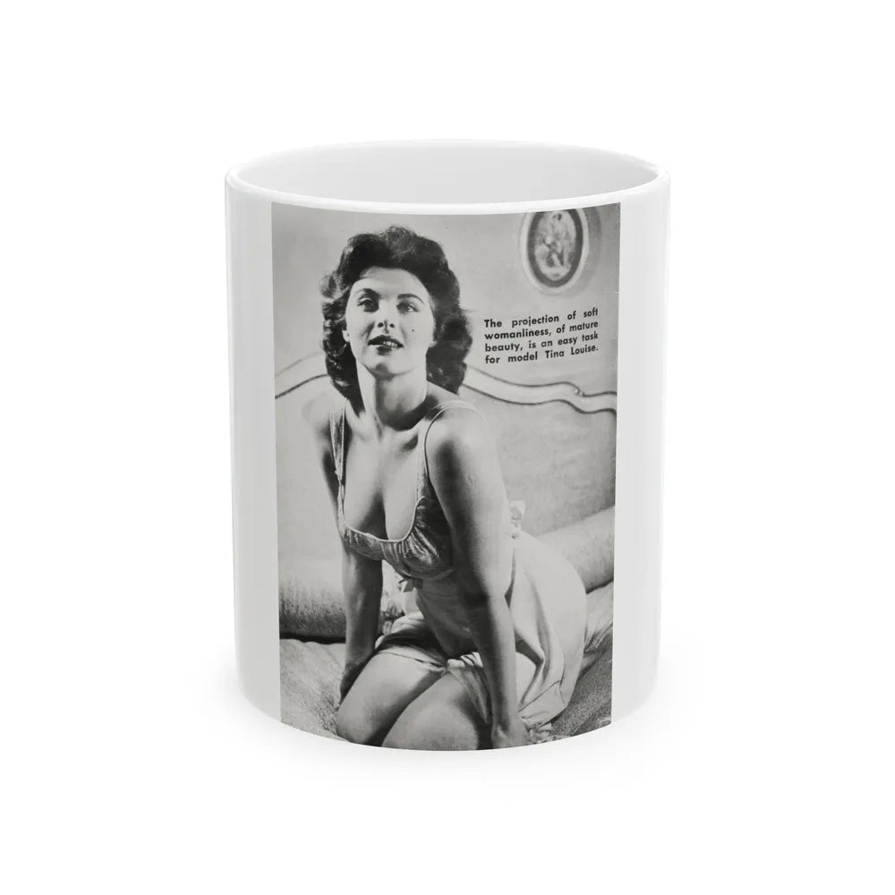 Tina Louise #92 (Vintage Female Icon) White Coffee Mug-11oz-Go Mug Yourself