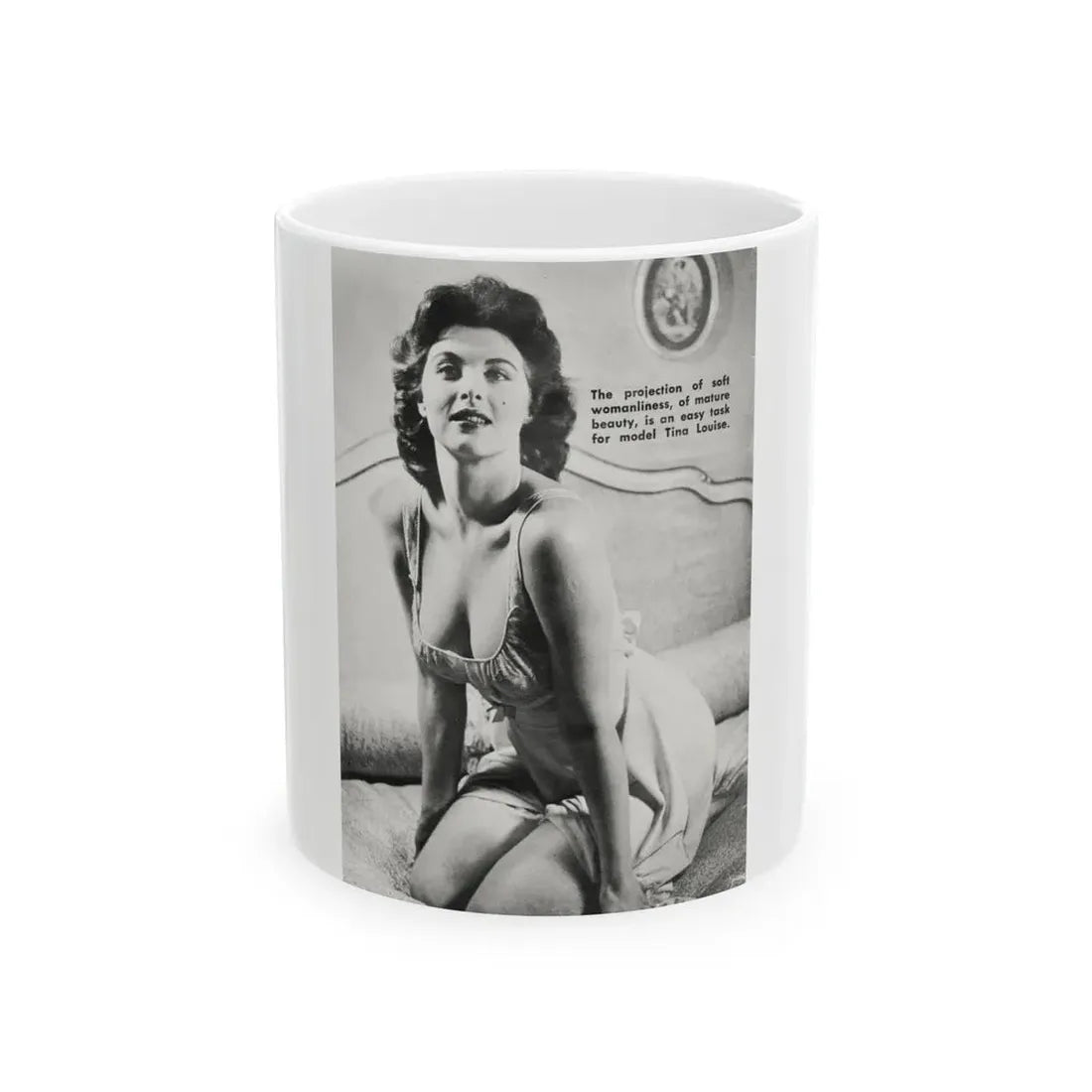 Tina Louise #92 (Vintage Female Icon) White Coffee Mug 11oz - Go Mug Yourself