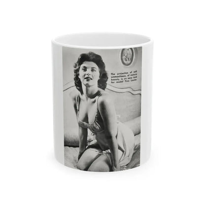 Tina Louise #92 (Vintage Female Icon) White Coffee Mug 11oz - Go Mug Yourself