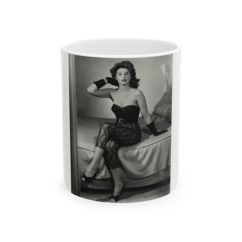 Tina Louise #93 (Vintage Female Icon) White Coffee Mug-11oz-Go Mug Yourself