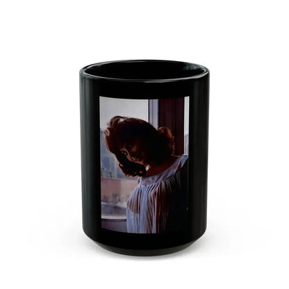 Tina Louise #96 - See through night gown (Vintage Female Icon) Black Coffee Mug 15oz - Go Mug Yourself