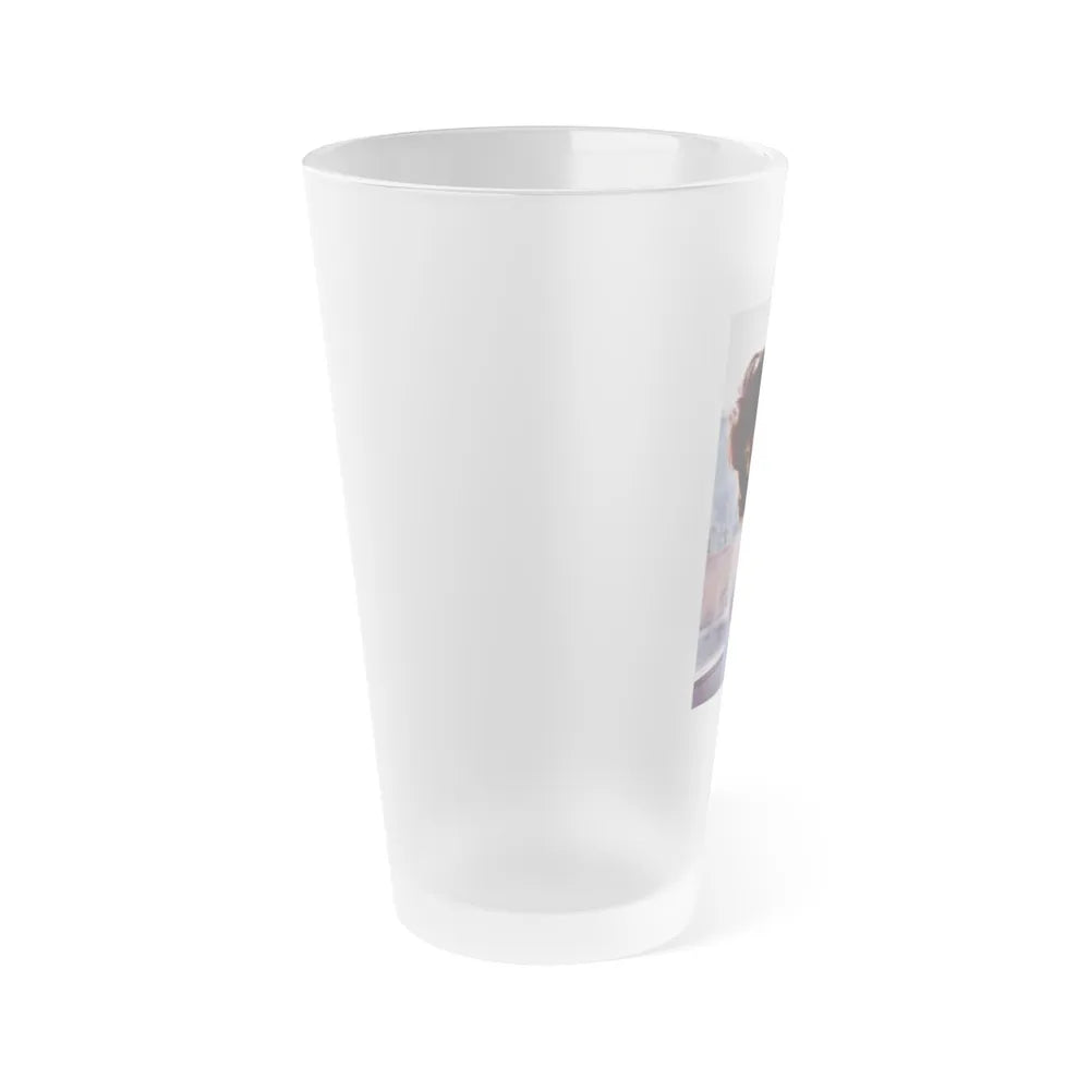 Tina Louise #96 - See through night gown (Vintage Female Icon) Frosted Pint Glass 16oz-Go Mug Yourself