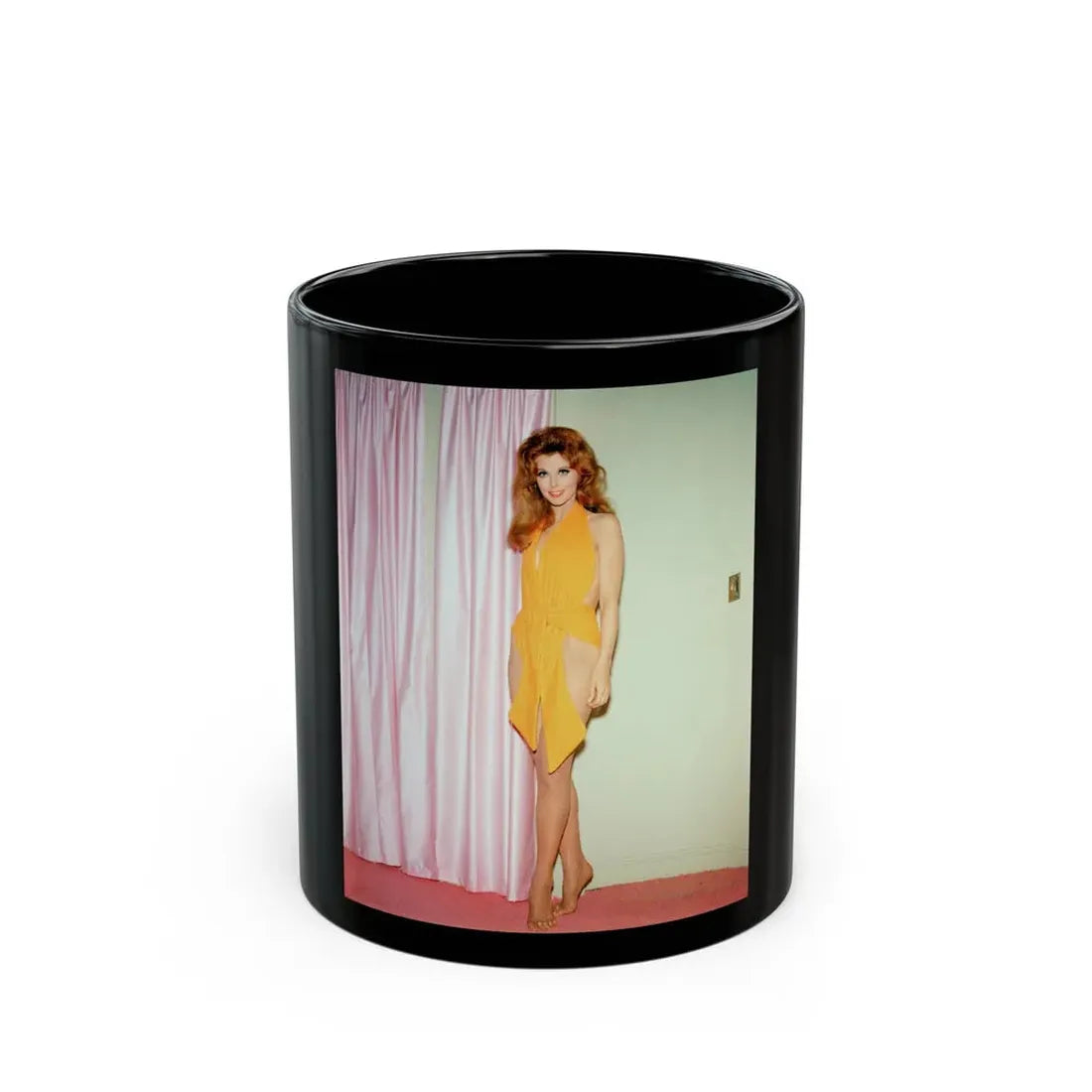 Tina Louise #97 (Vintage Female Icon) Black Coffee Mug 11oz - Go Mug Yourself