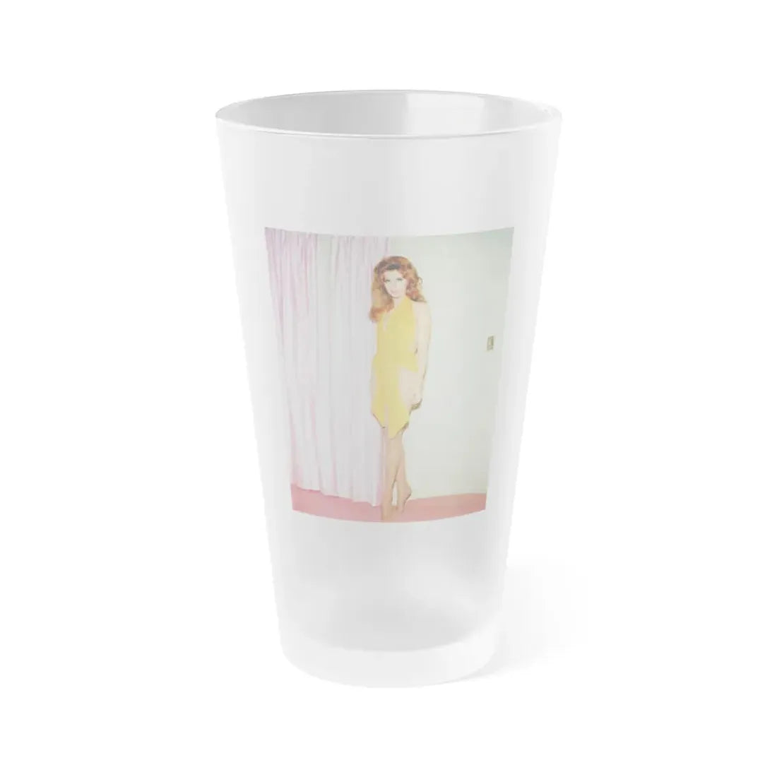 Tina Louise #97 (Vintage Female Icon) Frosted Pint Glass 16oz 16oz Frosted - Go Mug Yourself