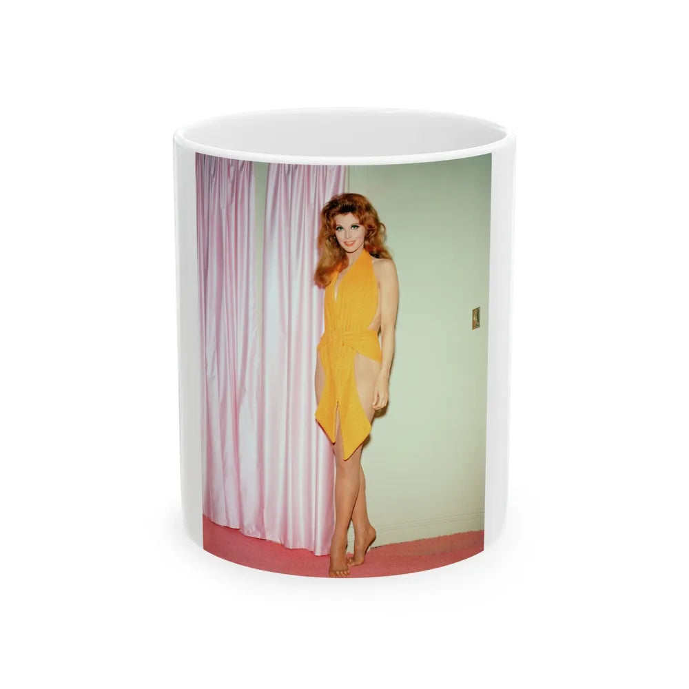 Tina Louise #97 (Vintage Female Icon) White Coffee Mug-11oz-Go Mug Yourself