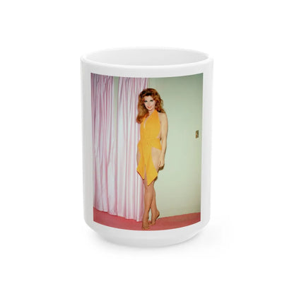 Tina Louise #97 (Vintage Female Icon) White Coffee Mug-15oz-Go Mug Yourself