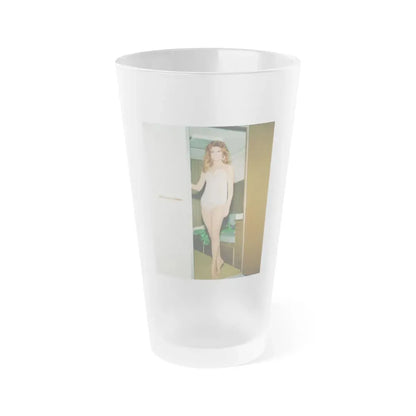 Tina Louise #98 (Vintage Female Icon) Frosted Pint Glass 16oz 16oz Frosted - Go Mug Yourself