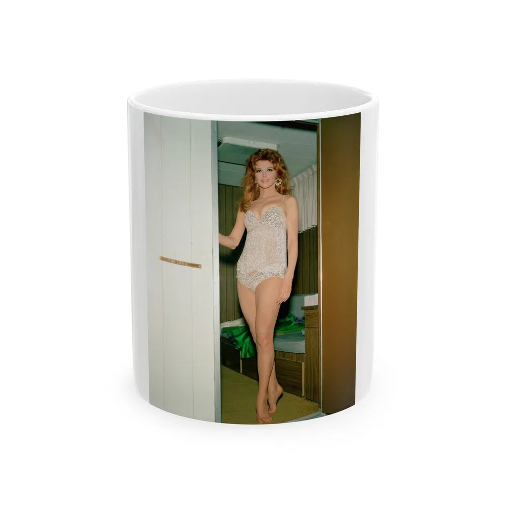 Tina Louise #98 (Vintage Female Icon) White Coffee Mug-11oz-Go Mug Yourself