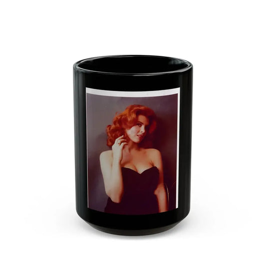 Tina Louise #99 (Vintage Female Icon) Black Coffee Mug 15oz - Go Mug Yourself