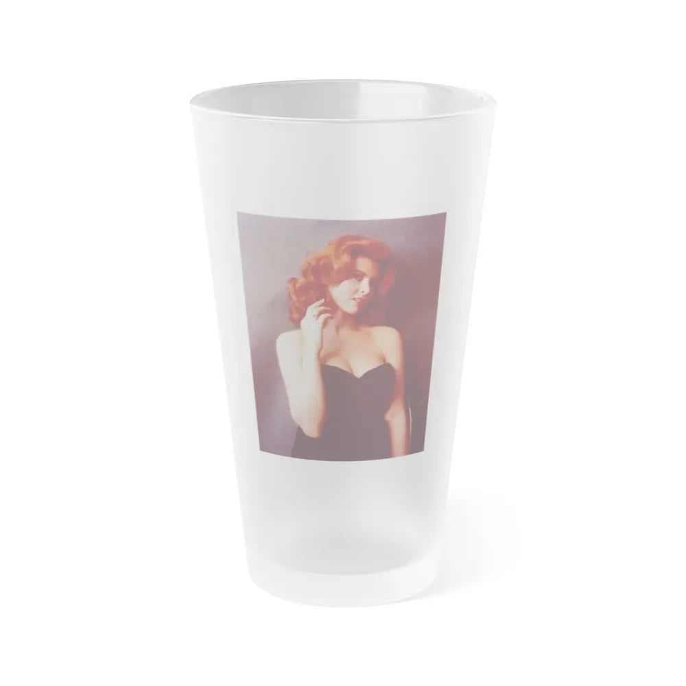 Tina Louise #99 (Vintage Female Icon) Frosted Pint Glass 16oz-16oz-Frosted-Go Mug Yourself