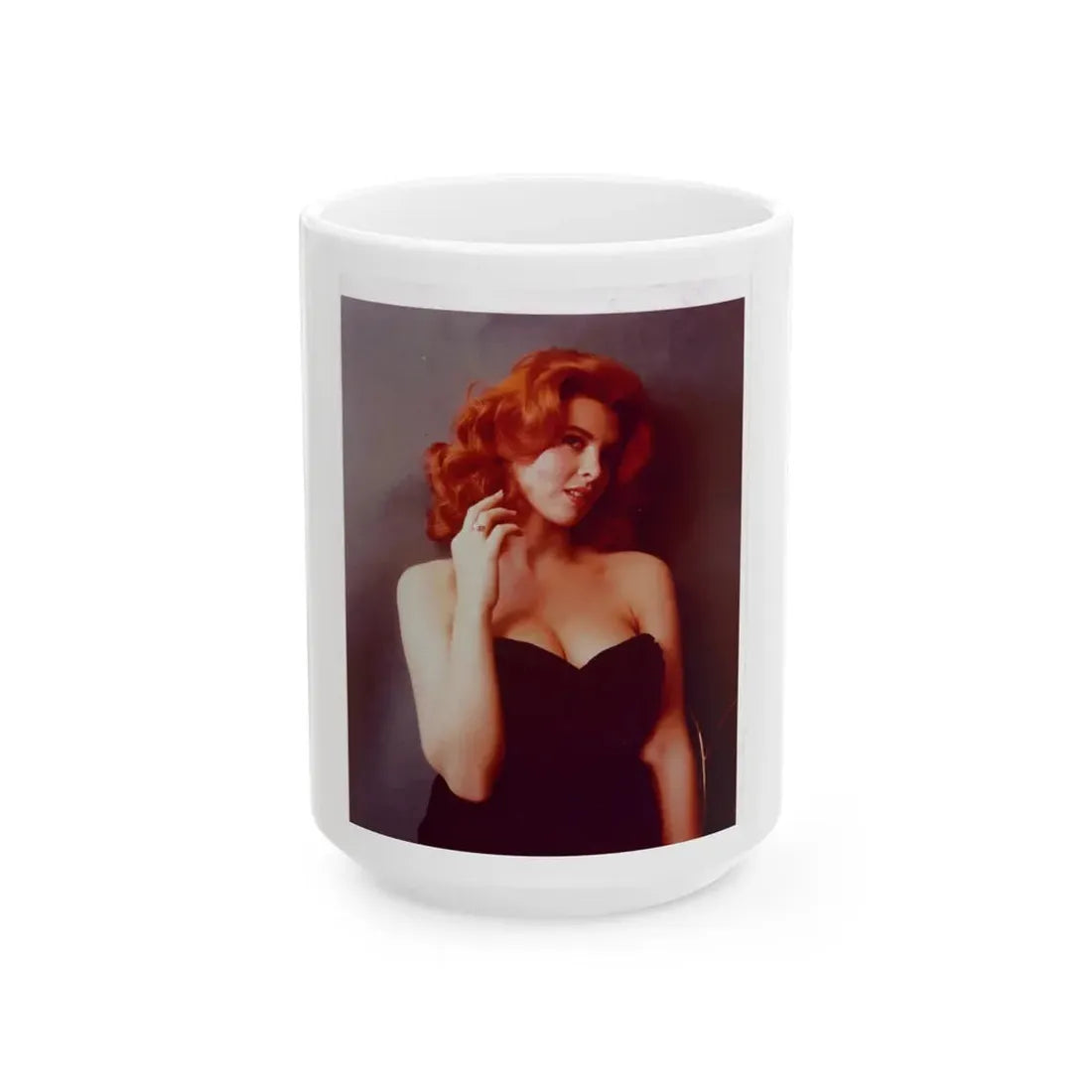 Tina Louise #99 (Vintage Female Icon) White Coffee Mug 15oz - Go Mug Yourself