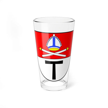 Tinizong-Rona wappen (Switzerland) (Coat of Arms) Pint Glass 16oz 16oz - Go Mug Yourself