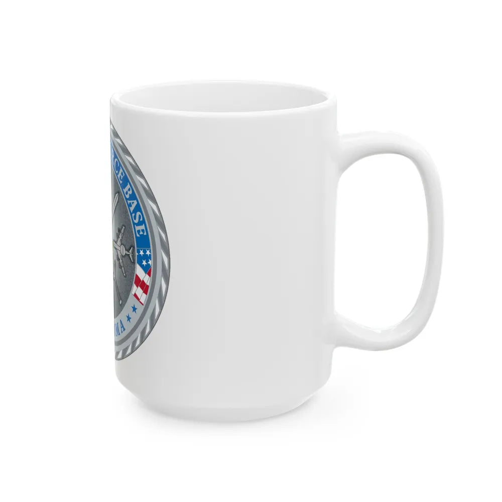 Tinker AF Base (U.S. Air Force) White Coffee Mug-Go Mug Yourself