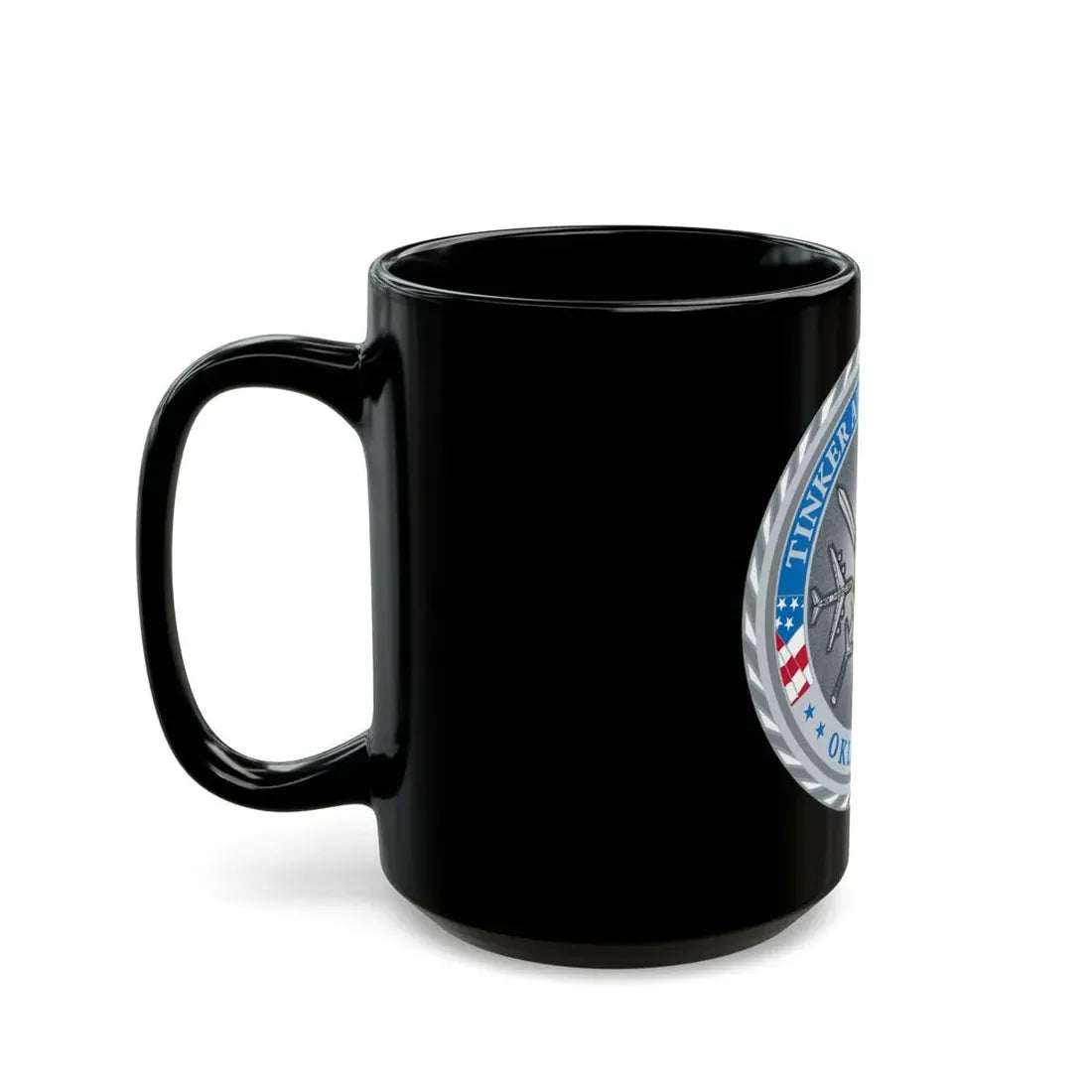 Tinker AF Base (U.S. Air Force) Black Coffee Mug - Go Mug Yourself