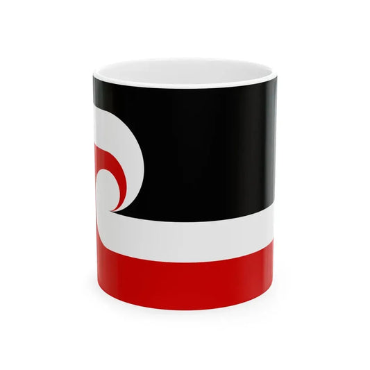 Tino Rangatiratanga Maori sovereignty movement flag (New Zealand) White Coffee Mug 11oz - Go Mug Yourself