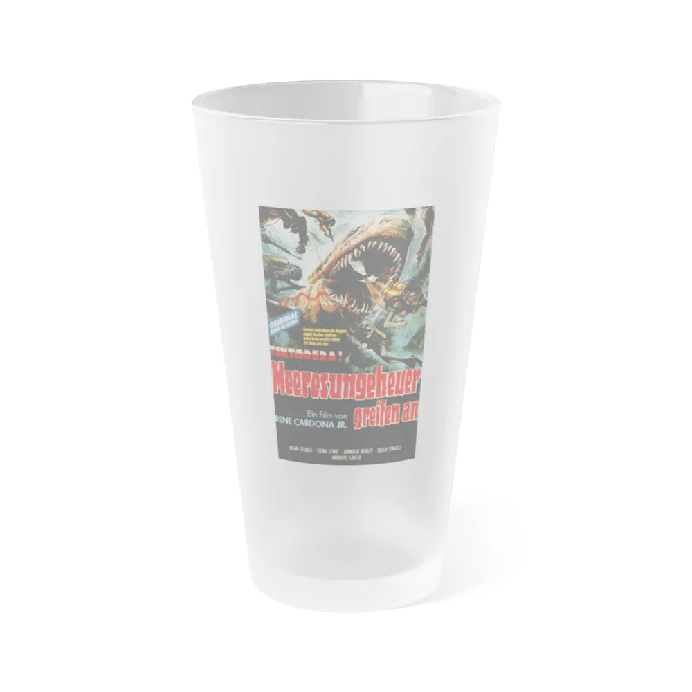 TINTORERA (GERMAN) 1977 Movie Poster - Frosted Pint Glass 16oz-16oz-Frosted-Go Mug Yourself