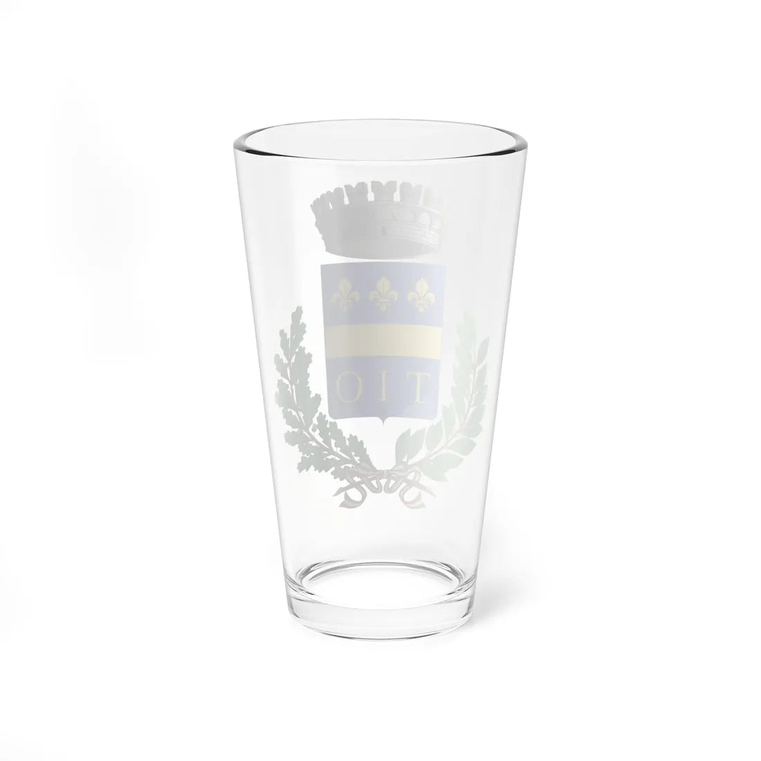 Tione degli Abruzzi-Stemma (Italy) (Coat of Arms) Pint Glass 16oz - Go Mug Yourself