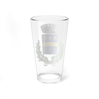 Tione degli Abruzzi-Stemma (Italy) (Coat of Arms) Pint Glass 16oz - Go Mug Yourself