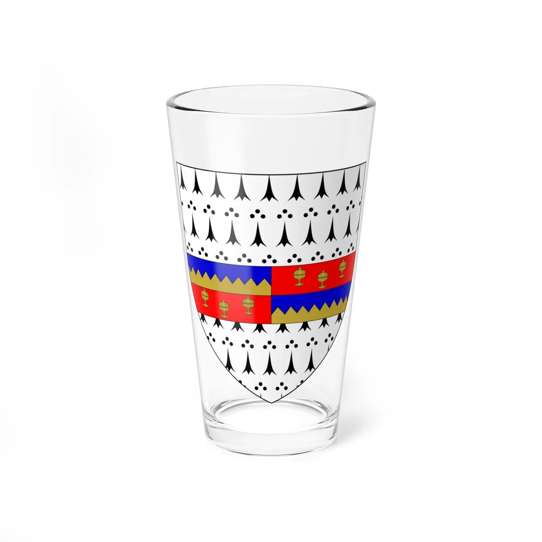 Tipperary COA (Ireland) (Coat of Arms) Pint Glass 16oz 16oz - Go Mug Yourself