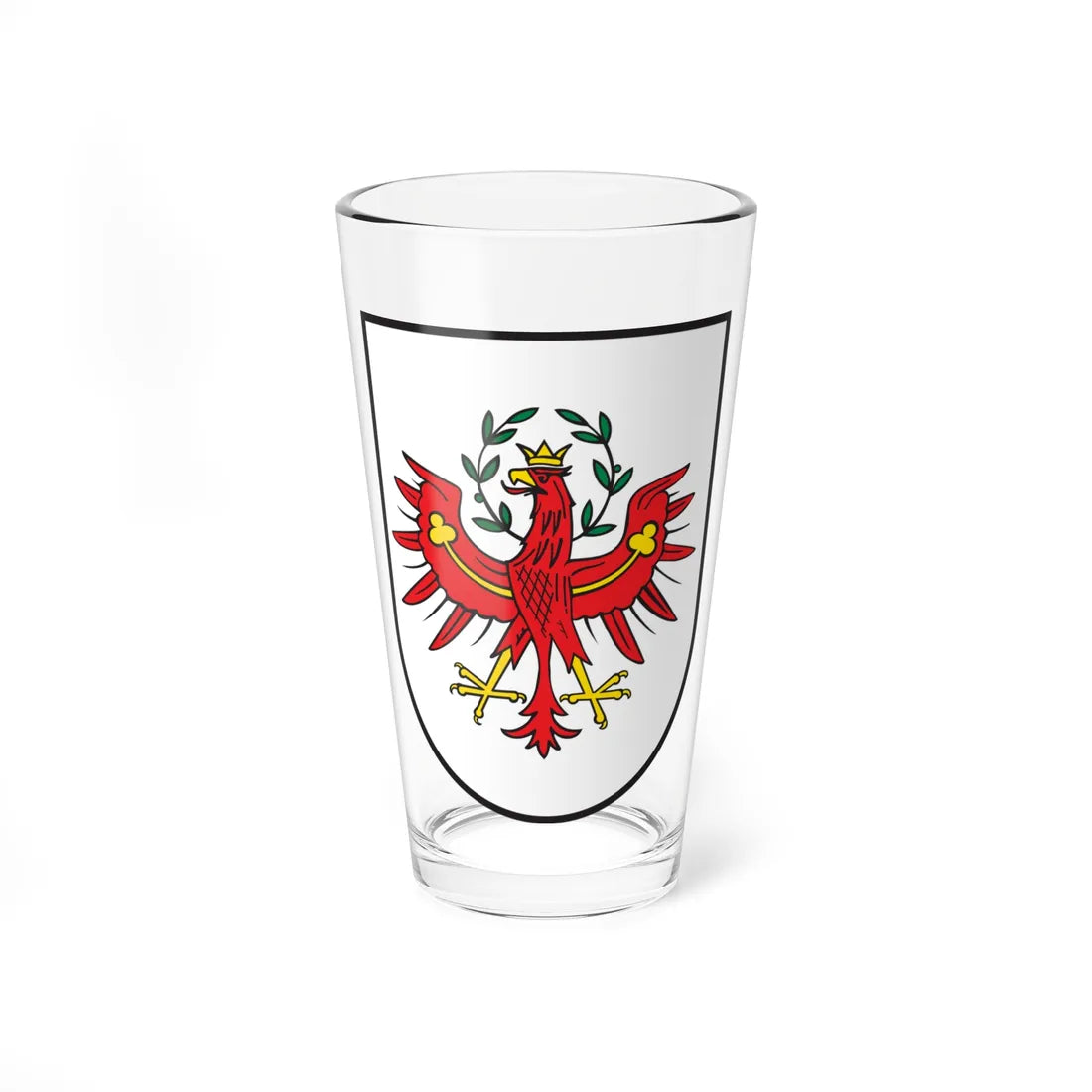 Tirol Wappen (Austria) (Coat of Arms) Pint Glass 16oz 16oz - Go Mug Yourself