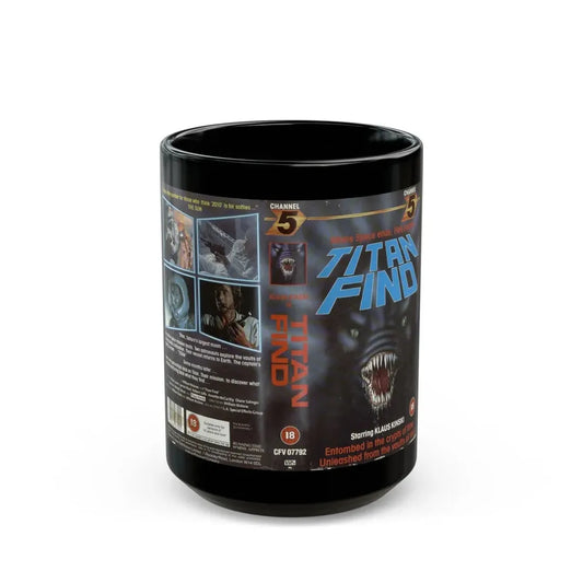 TITAN FIND (VHS COVER) - Black Coffee Mug 15oz - Go Mug Yourself