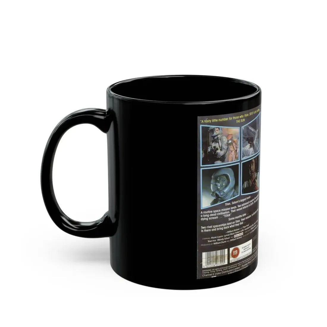TITAN FIND (VHS COVER) - Black Coffee Mug - Go Mug Yourself