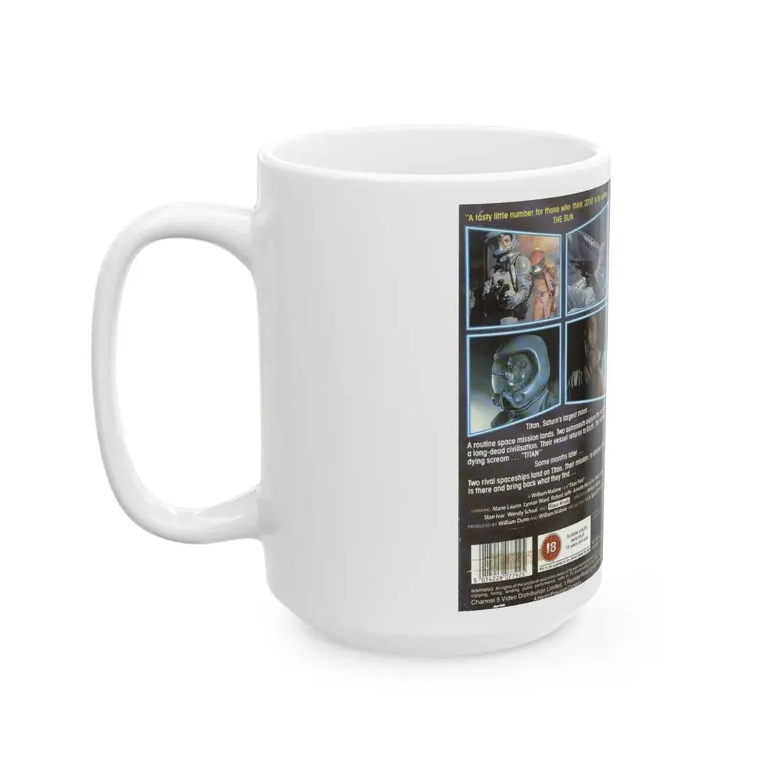 TITAN FIND (VHS COVER) - White Coffee Mug - Go Mug Yourself
