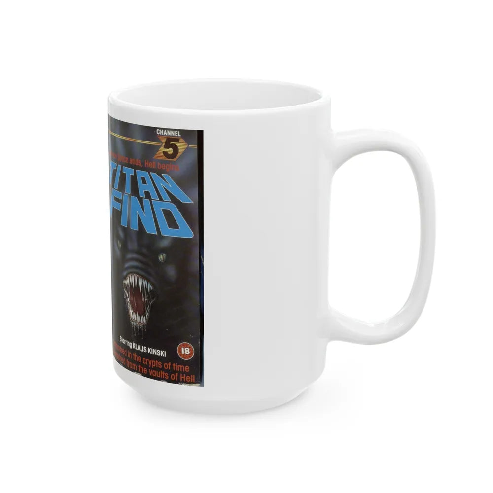 TITAN FIND (VHS COVER) - White Coffee Mug-Go Mug Yourself