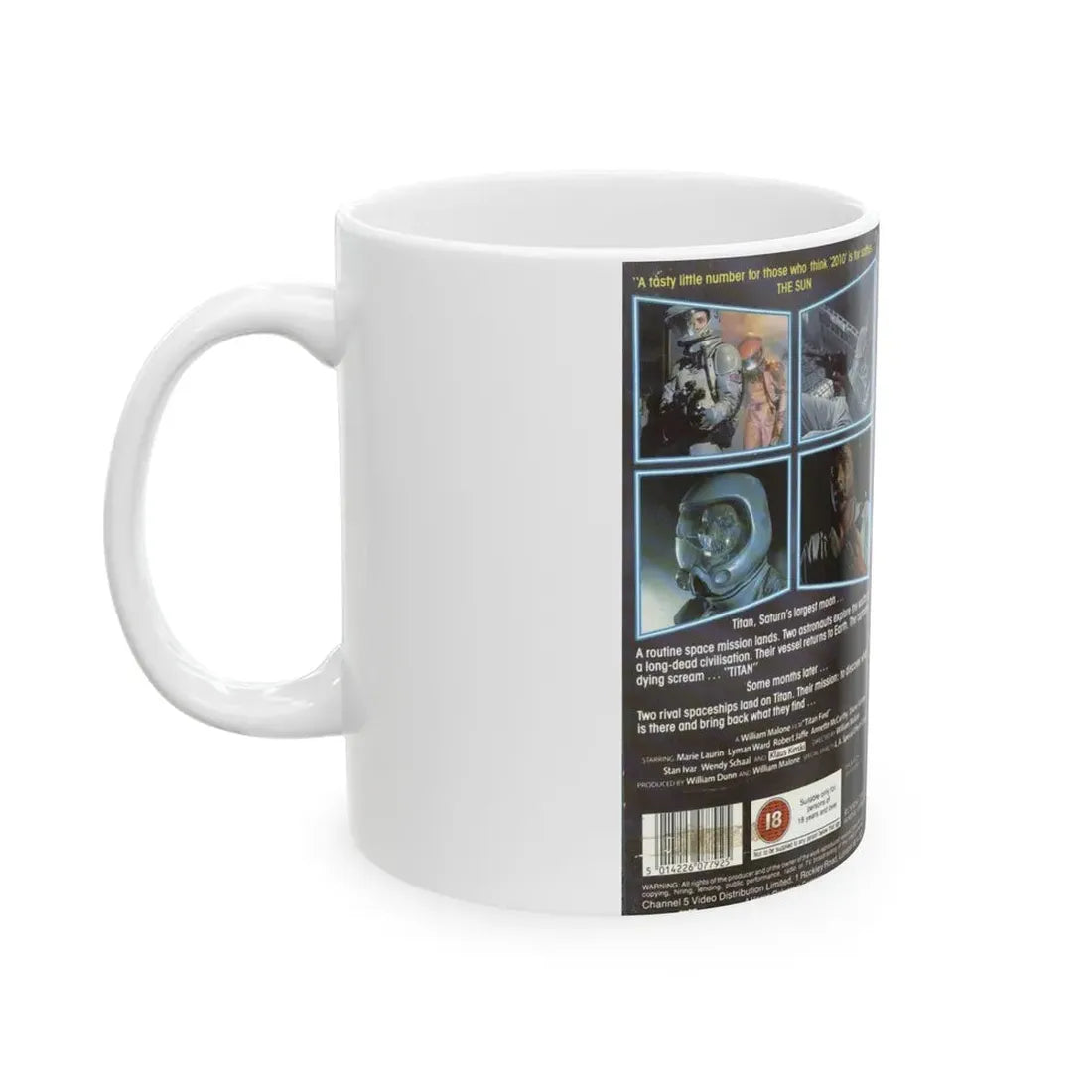 TITAN FIND (VHS COVER) - White Coffee Mug - Go Mug Yourself