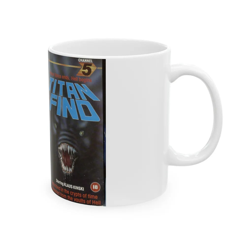 TITAN FIND (VHS COVER) - White Coffee Mug-Go Mug Yourself